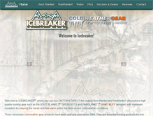 Tablet Screenshot of icebreakerinc.com